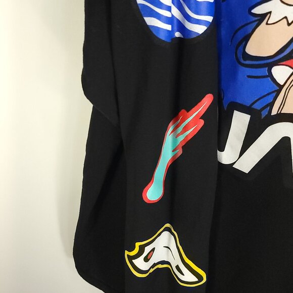 NASA Mushroom Graphic T-Shirt Men's 3XL Black Groovy Psychedelic Long Sleeve - Picture 9 of 12